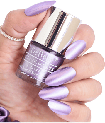 DeBelle Chrome Wine Metallic Nail Polish 8 ( Pack of 1 )
