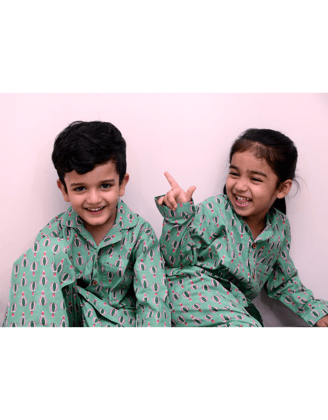 Kids Balloon Printed Night Suit-2 - 3 Yrs
