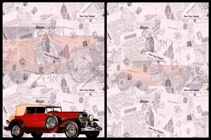 Brand Zero Luxury Speciality Decoupage Paper- Vintage Classic Red