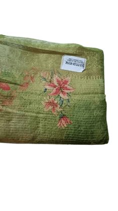 Elegant Green Organza Saree