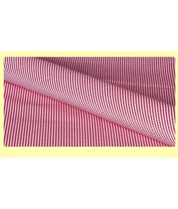 Makhanchor - Red Cotton Men's Unstitched Shirt Piece ( Pack of 1 )