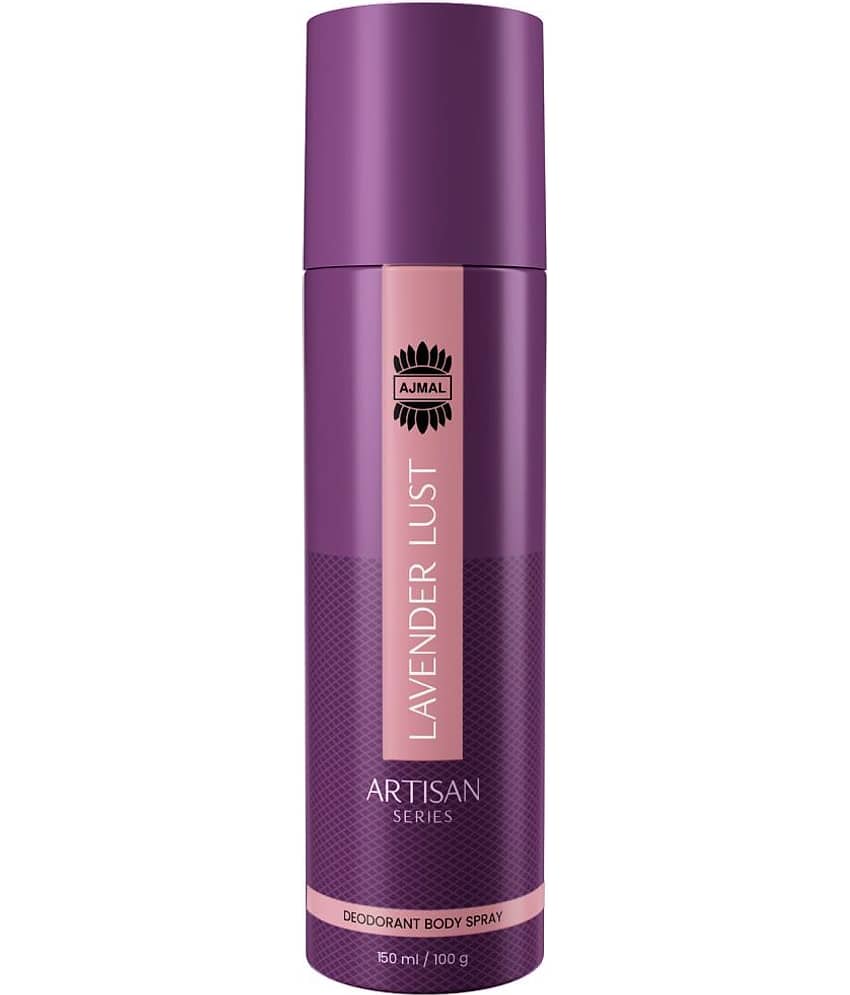 Ajmal Artisan - Lavender Lust Deodorant Perfume 150ml Longlasting Spray Gift For Women Pack of 1