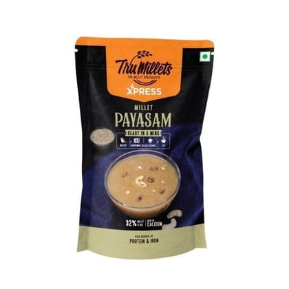 Trumillets 180gm Instant Kodo Millet Payasam Mix| | Ready to Cook | Tasty Ready to Eat Payasam | No Artificial Colors and Flavours | Gluten Free Low Fat Swee