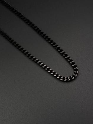 Men’s Black Franco Chain