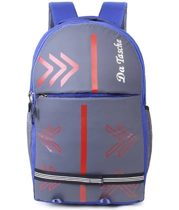 Da Tasche 30 Ltrs Blue Polyester College Bag