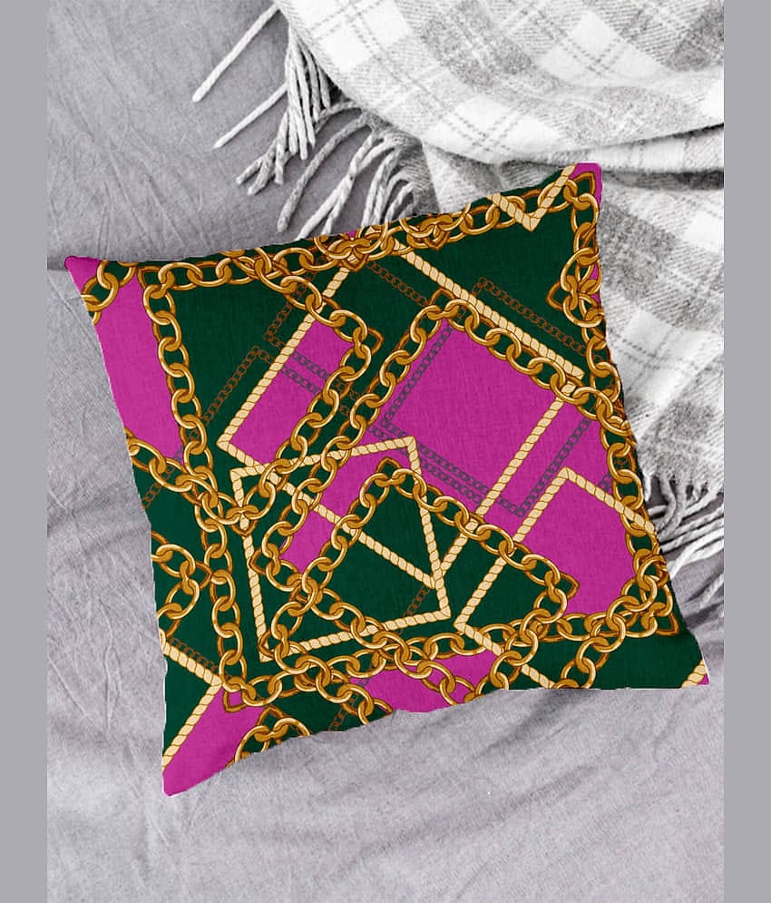 Houzzcode - Water Repellent Multi Polyester Pillow Covers 40x40x3 ( Pack of 1 )