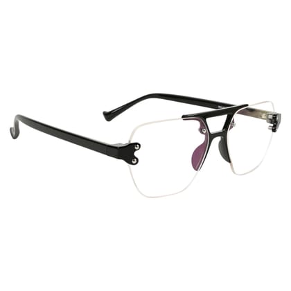 TERRY & CO | Zero Power Blue Cut Eyeglasses | Anti-Glare, UV Protection, Lightweight | For Gaming & Computer Use | Unisex | MATT BALCK