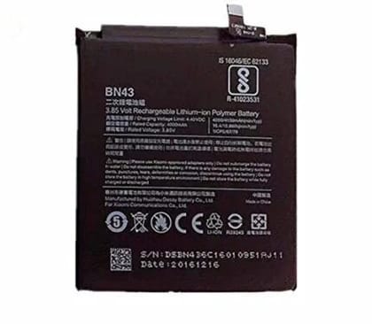 Battery | BN43 and Mi Note 4 | 4000mAh Li-ion Premium, Long-lasting, Reliable and Durable
