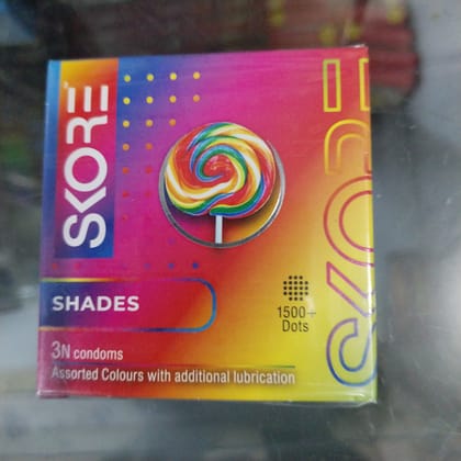 Skore shades 1500+ dots condoms 