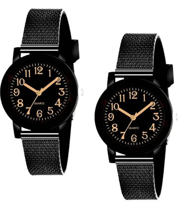Cosmic - Multicolor PU Analog Couple's Watch