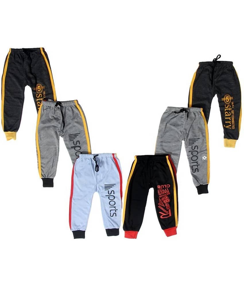 DIAMOND EXPORTER Pack of 6 Baby Boys Polyester Trackpant ( Multicolor )