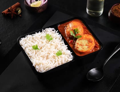 Egg Curry Mini Rice Bowl