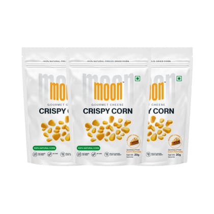 Moon Gourmet Cheese Crispy Corn, 20 gm - Pack of 3