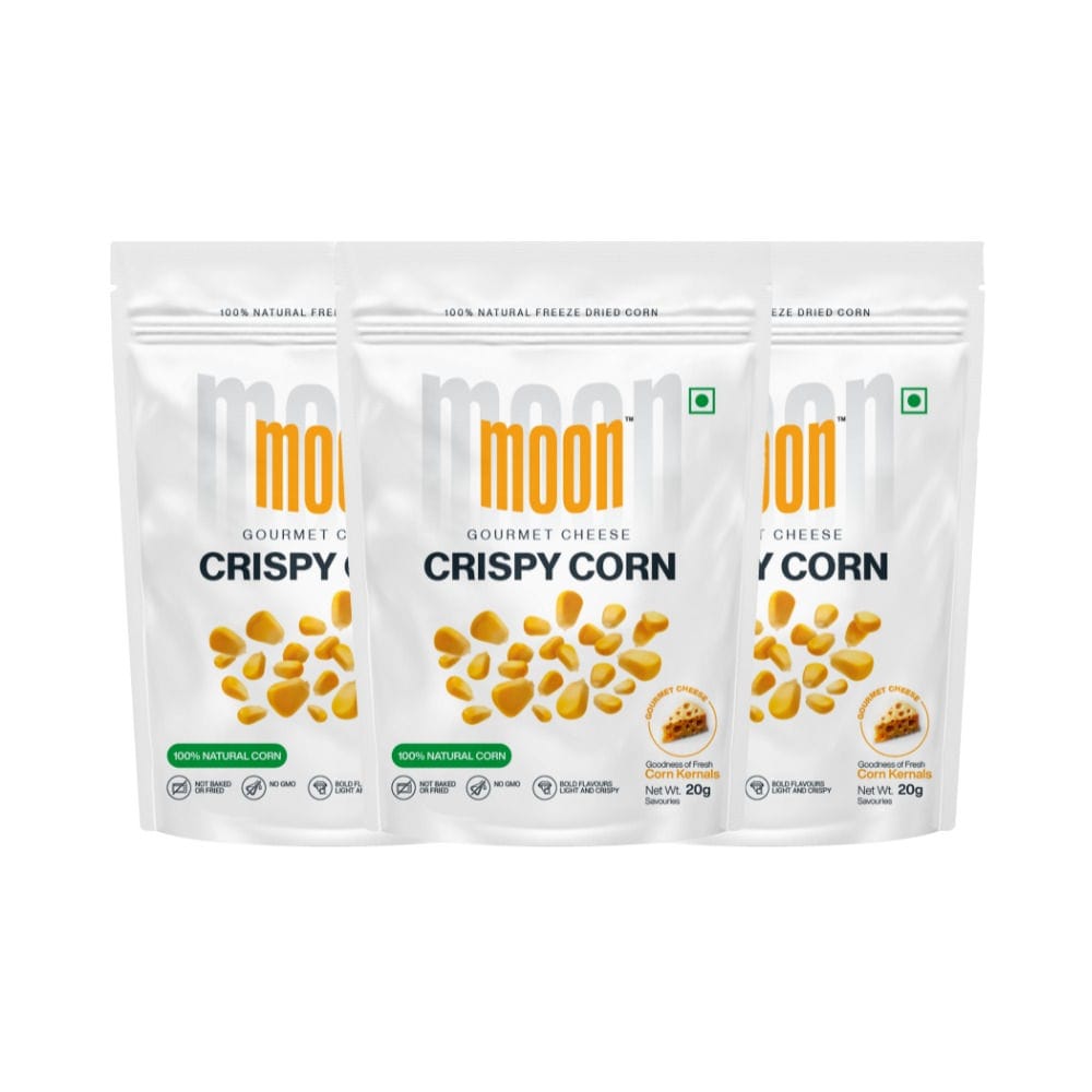 Moon Gourmet Cheese Crispy Corn, 20 gm - Pack of 3