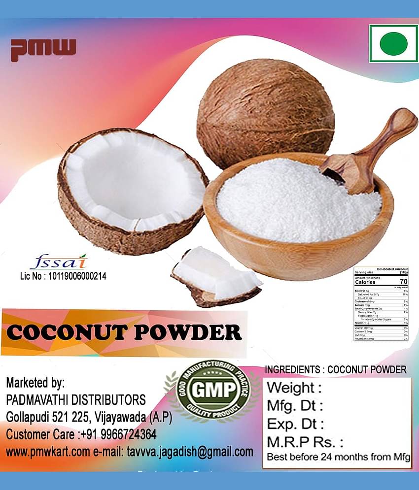 Grade A Quality - Coconut Powder - Nariyal Burada - Desiccated Copra - Kopra - Coconut Powder for Cooking - 250 Grams