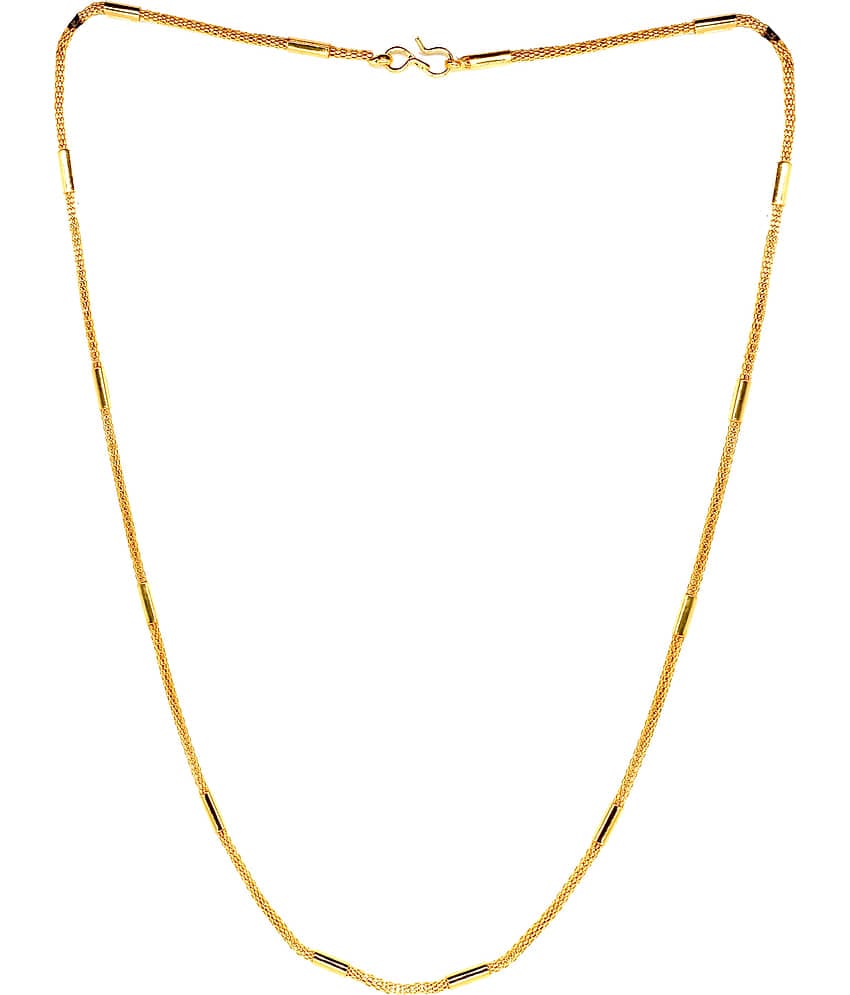 SHANKH-KRIVA Gold Plated Chain ( Set of 1 )