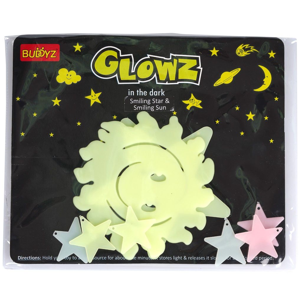 Glow In The Dark - Smiling Star & Smiling Sun - Toys and Games | Buy online on ZillyBuy