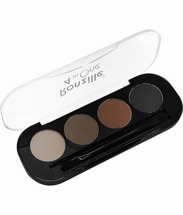 Ronzille Brow Eyebrow Kit Black 10 g