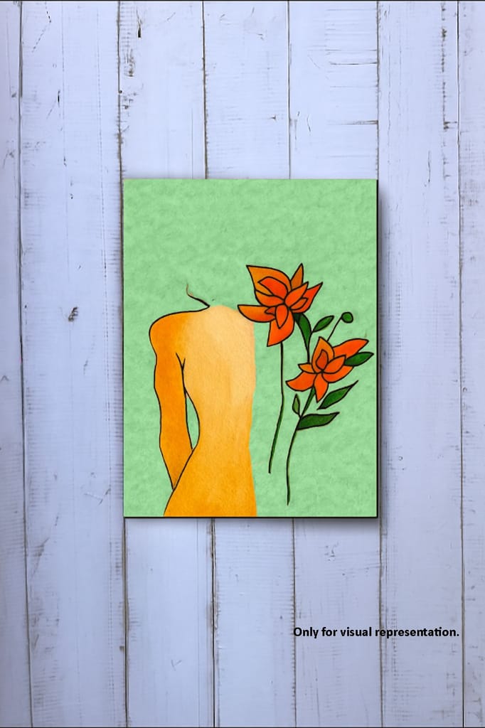 Dbeautify's MDF Romantic Silhouette with Floral Touch – DIY