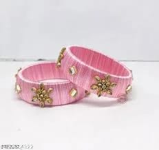 Thread Wrapped Bangles Set