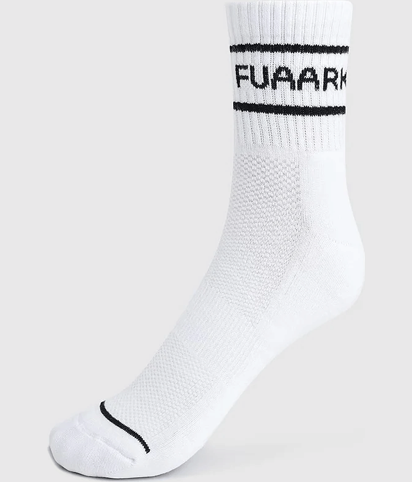 Fuaark Pack of 1 Men's Cotton Blend Low Ankle Socks ( White )