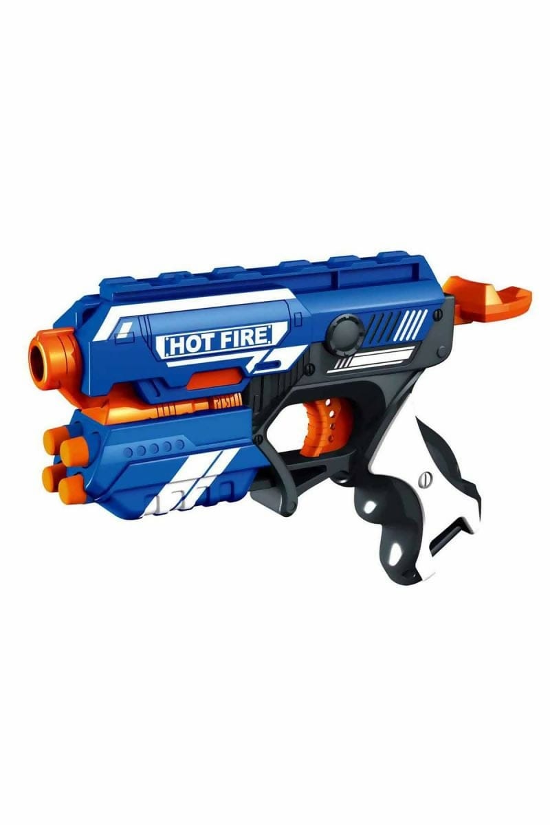Manual Soft Blaster Bullet Dart Gun Toy With 10 Soft Bullets