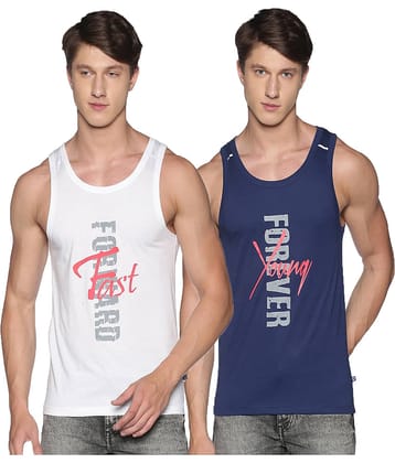 Pack of 2 Dollar Multi Sleeveless Vests