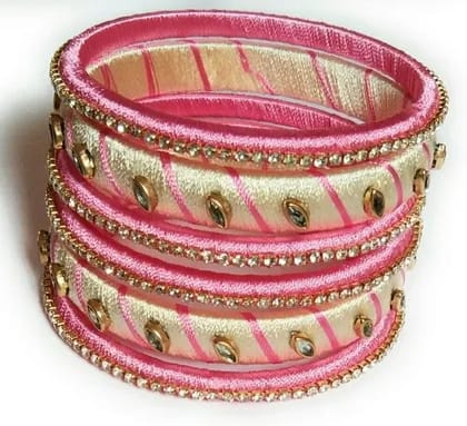 Thread Wrapped Bangles Set