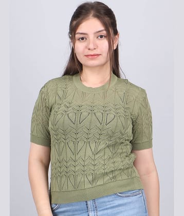 FEVERFEW Women's Cotton Blend Regular Top ( Black )