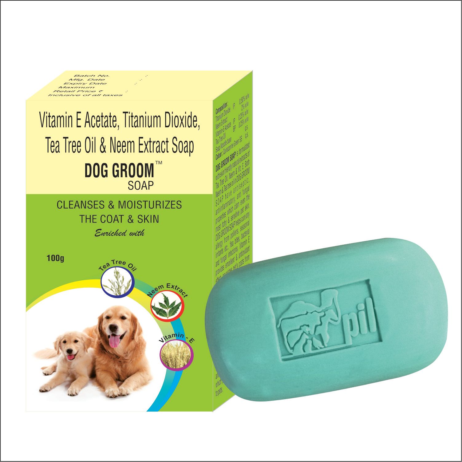 Dog Groom Soap | 100gm | Pack of 2