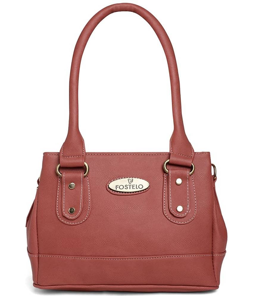 Fostelo Rose Gold PU Shoulder Bag