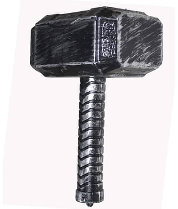 Superhero Thor Toy Hammer for Kids, Superhero Costume Accessory (Black)