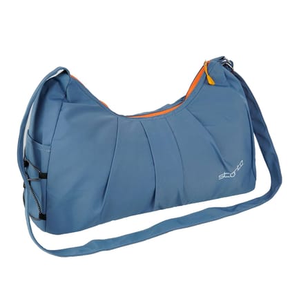 Storite Nylon 51 Cm Imported Multi Purpose Travel Duffle Bag for Women with Dry and Wet Pocket, Lightweight Waterproof Backpack Carry Luggage Bag with Shoe Compartment (Blue, 51 x 17 x 32 cm)