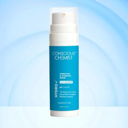 Hydro+ Hydrating & Plumping Serum | 1% Multi-Molecular Hyaluronic Acid | 30 ml | AF