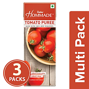 Dabur Hommade - Tomato Puree, 3x200 g Multipack