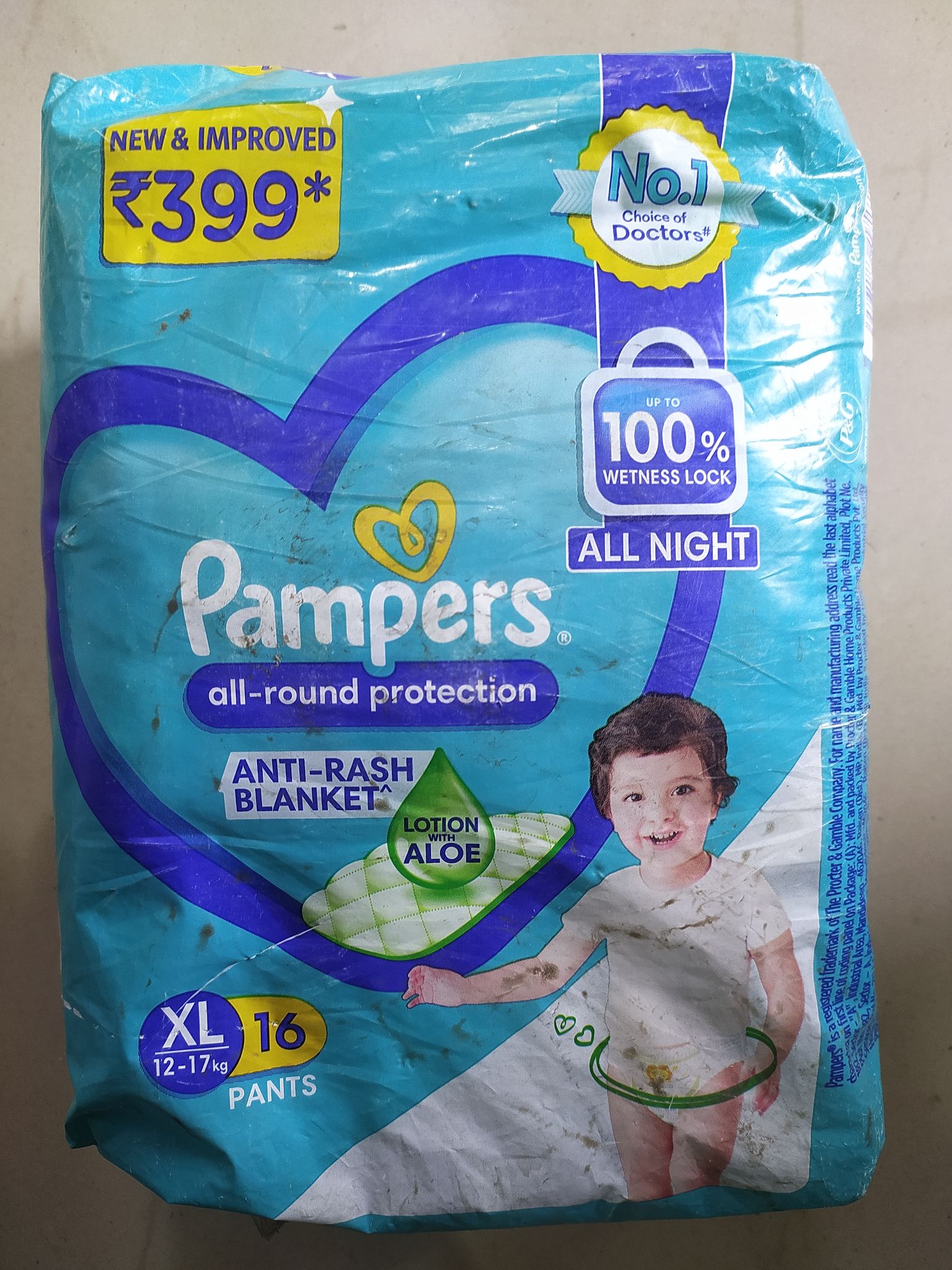 pampers all round protection pants xl