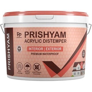 Prishyam Acrylic Distemper (10 Kg, White)