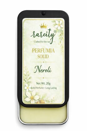 Rareity Perfume Solid Perfume Combo Pack of 3 (Neroli, Patchouli & Vetiver) | Pocket Solid Fragrance Balm | Long Lasting Aroma | Travel Friendly | 20g Each