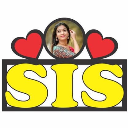 THE MAGICAL GIFTS Cherish Memories: Personalized Desk Photo Frame  Vibrant Colors (Black, Yellow, Red, White) - MDF/Acrylic Showpiece for Home & Office Dcor | 8 X 11