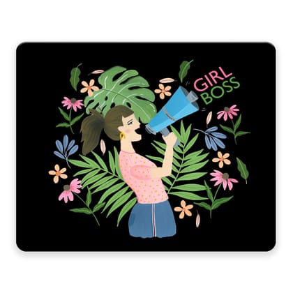 Girl Boss Mouse Pad