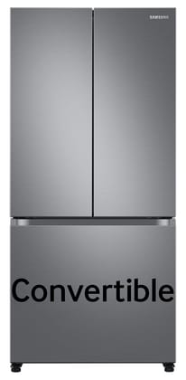 Samsung 550 L, Convertible, Digital Inverter, Frost Free French Door Refrigerator (RF57A5032S9/TL, Silver, Refined Inox) Samsung 550 L, Convertible, Digital Inverter, Frost Free French Door Refrigerator (RF57A5032S9/TL, Silver, Refined Inox) - Refined In