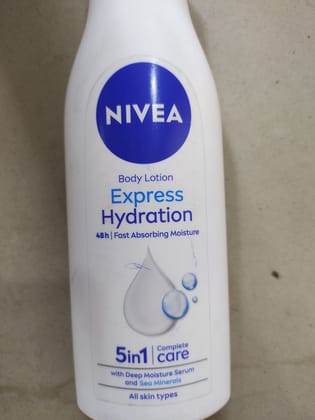 nivea express hydration body lotion