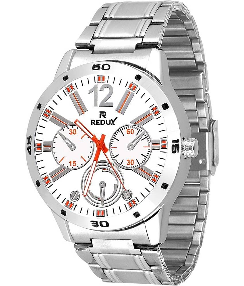 Redux Force Analog White Dial Men's Watch-RWS0009S