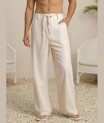 HARPITA Regular Men's Korean Pant - Off White ( Pack of 1 )