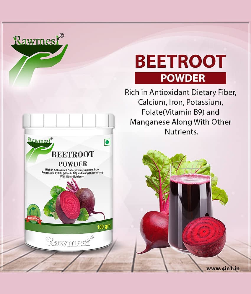 rawmest 100% Pure Ayurvadic Beetroot 100 gm Vitamins Powder