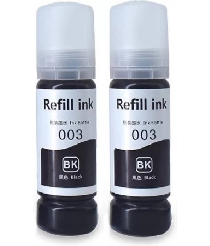 TEQUO 003 For L3100 Black Pack of 2 Cartridge for L3200 , L3210 , L3211 , L3215,L3216,L3250,L3252 Black
