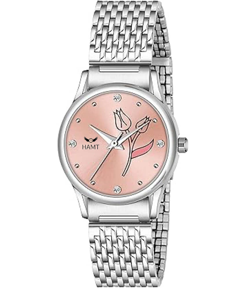 HAMT Silver Stainless Steel Analog Womens Watch