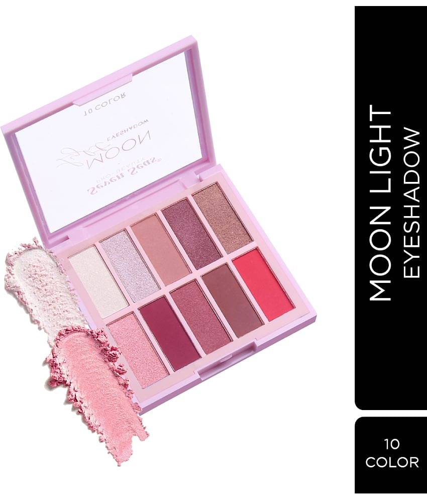 Seven Seas Moon Light Eyeshadow 10 Pigmented Colors Eyeshadow Matte & Shimmery Finish 24.4 g