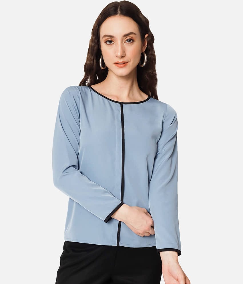 ALL WAYS YOU Women's Crepe Regular Top ( Blue )