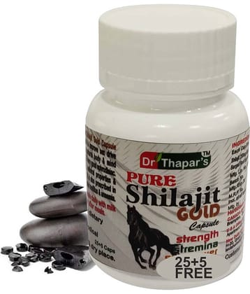 Dr. Thapar'S Pure Shilajitgold Capsule 25+5 Free